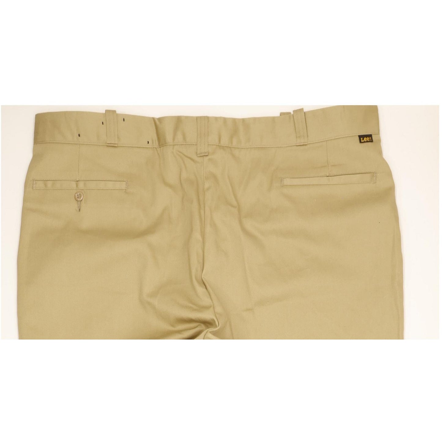 Lee Made in USA Men Beige Straight Regular Trousers W42 L34