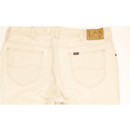 Lee St Louis Men Beige Straight Regular Jeans W38 L31