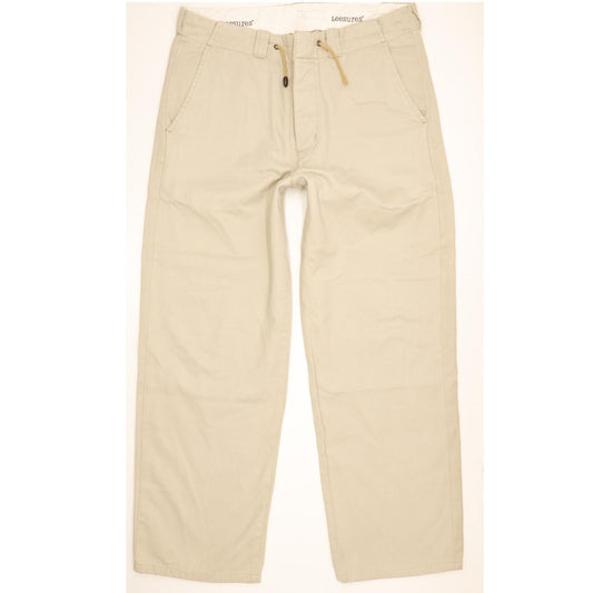 Lee Leesures 713 Men Beige Straight Regular Jeans W32 L29