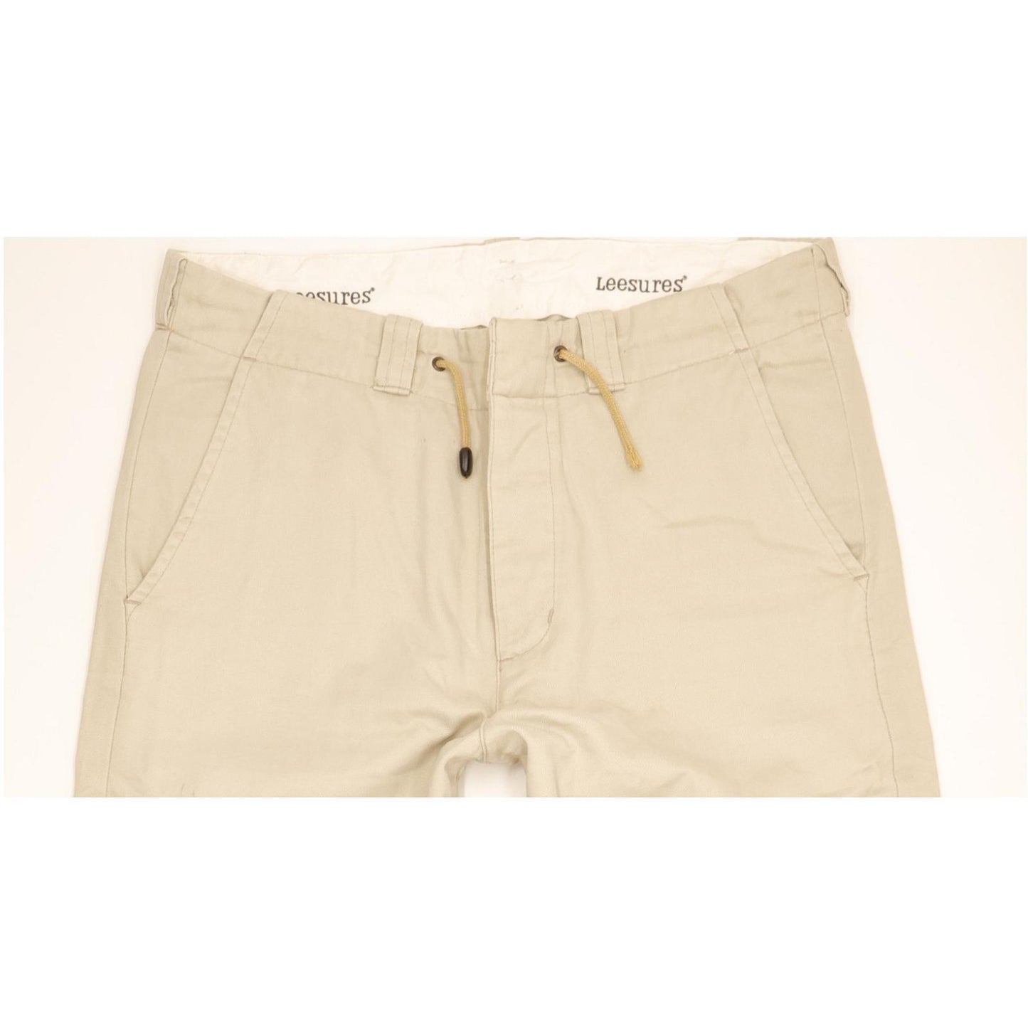 Lee Leesures 713 Men Beige Straight Regular Jeans W32 L29