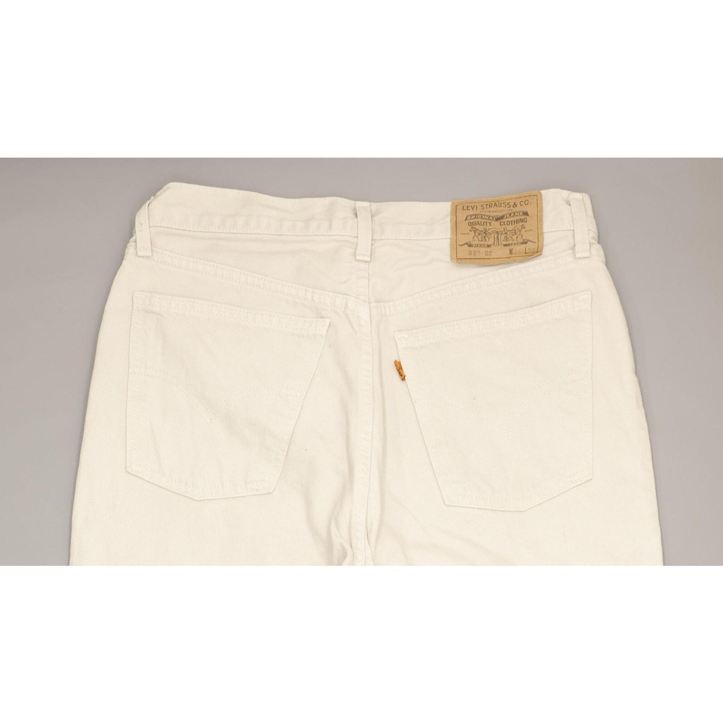 Levi's 881 Men Beige Straight Regular Jeans W34 L31