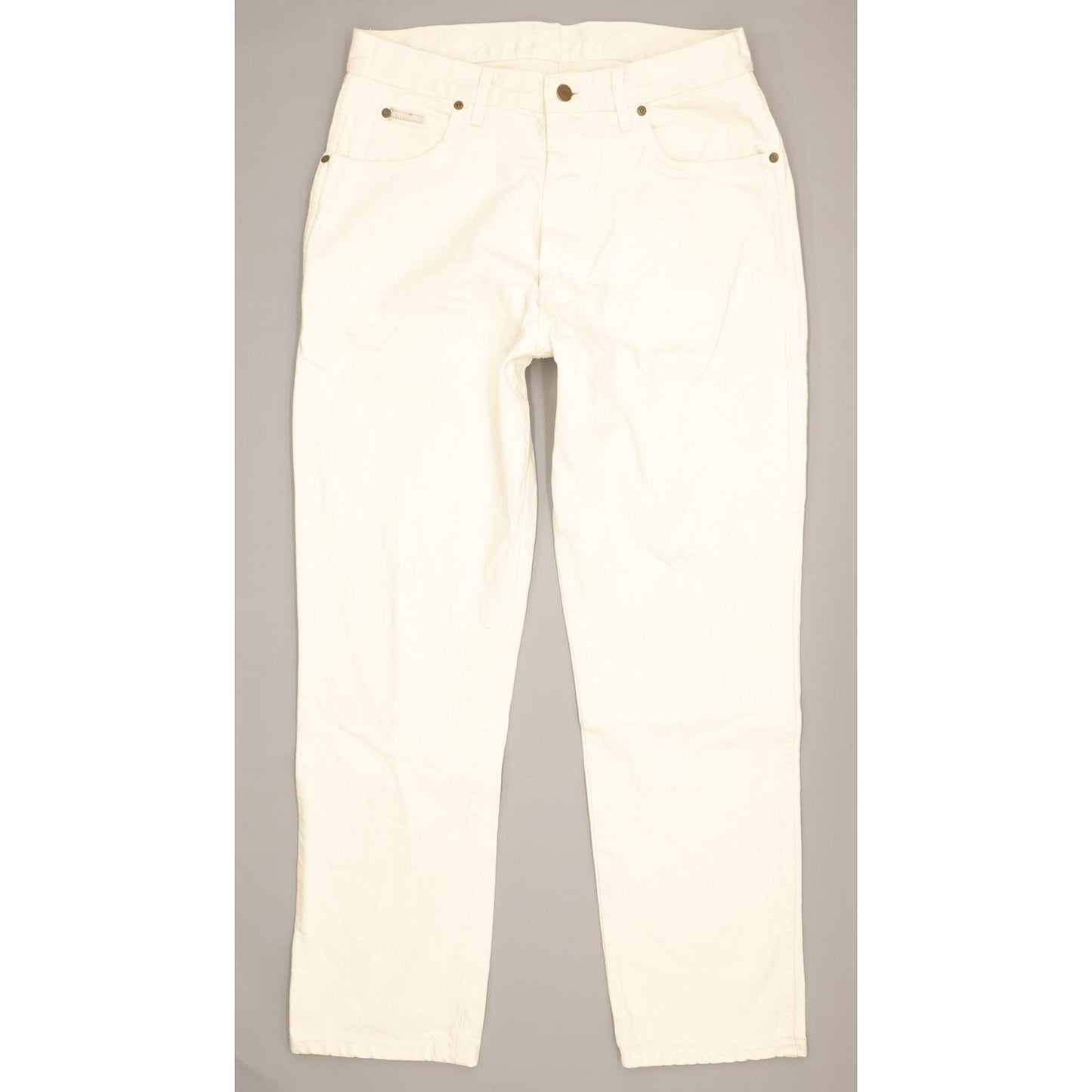 Wrangler Men White Straight Regular Jeans W32 L29