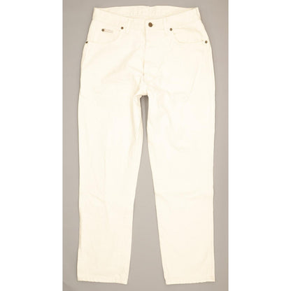 Wrangler Men White Straight Regular Jeans W32 L29