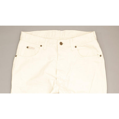 Wrangler Men White Straight Regular Jeans W32 L29