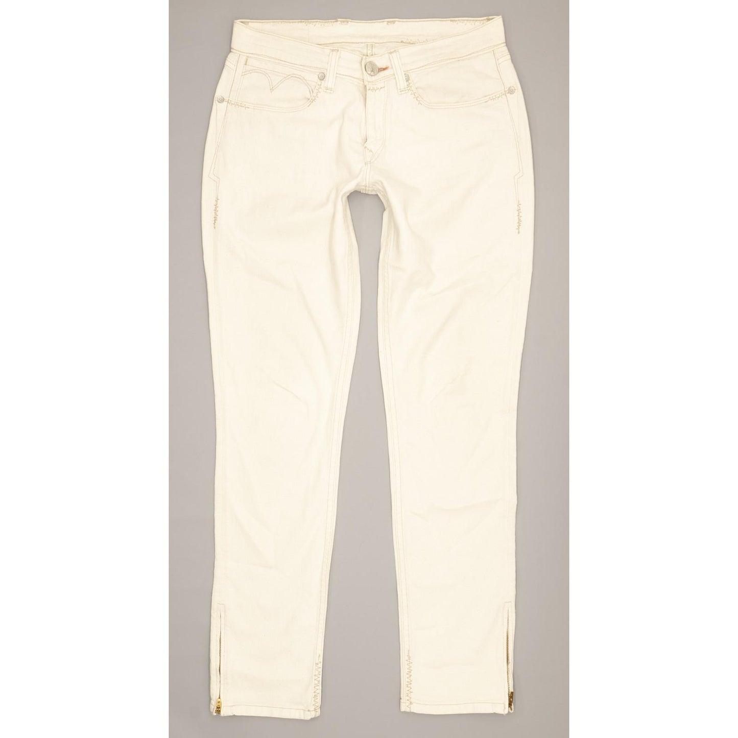 Levi's Women Beige Skinny Slim Stretch Jeans W30 L30