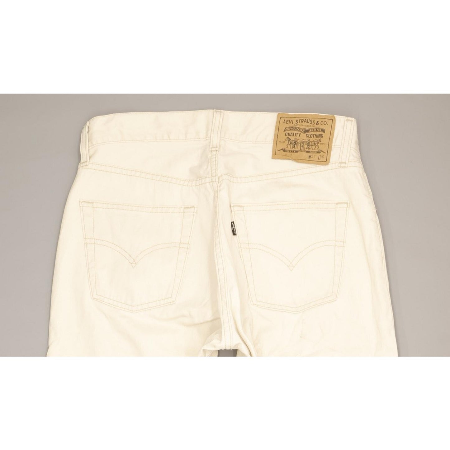 Levi's 517 Men Beige Straight Regular Jeans W31 L30