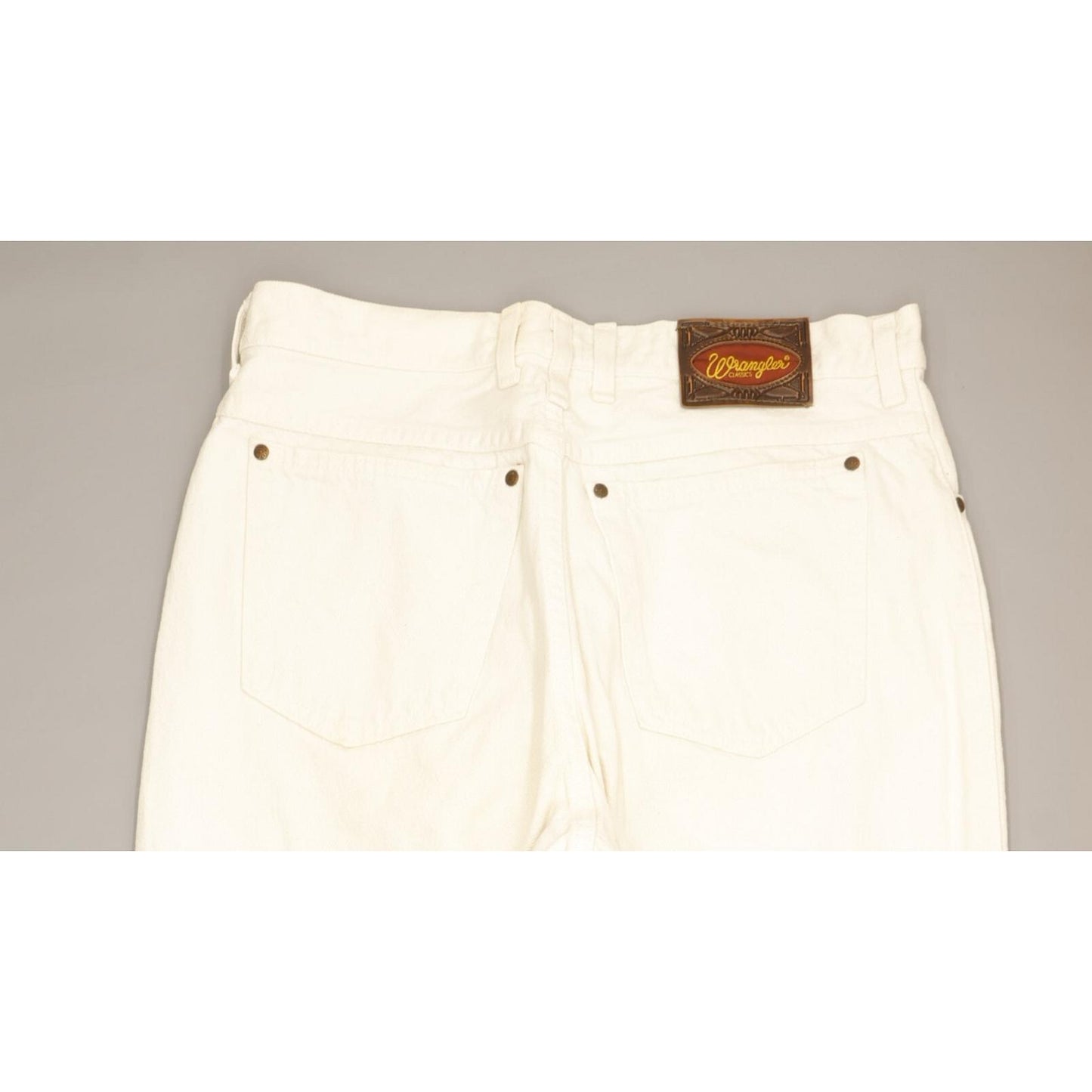Wrangler Men White Tapered Loose Jeans W32 L30