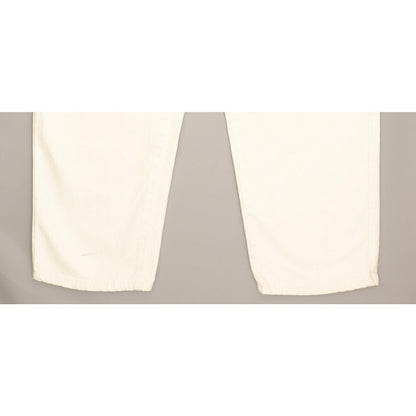 Wrangler Men White Tapered Loose Jeans W32 L30