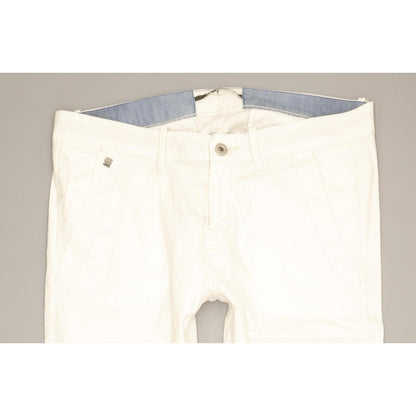 G-Star Women White Tapered Relaxed Chino Stretch Trousers W30 L26