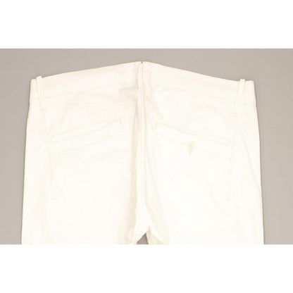 G-Star Women White Tapered Relaxed Chino Stretch Trousers W30 L26