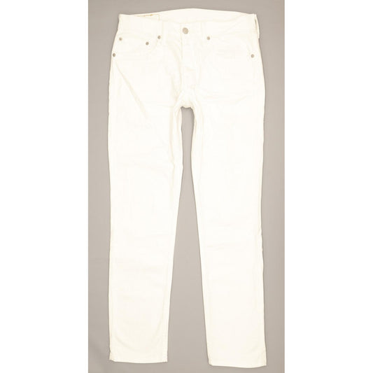Levi's 511 Men White Straight Slim Stretch Jeans W32 L32