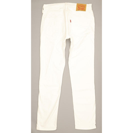 Levi's 511 Men White Straight Slim Stretch Jeans W32 L32