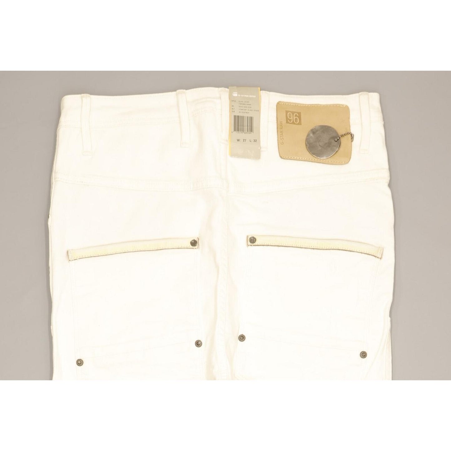 G-Star Dean White Tapered Loose Stretch Jeans High Waisted W27 L32