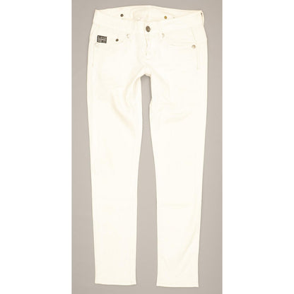 G-Star Women White Skinny Slim Stretch Jeans W28 L29