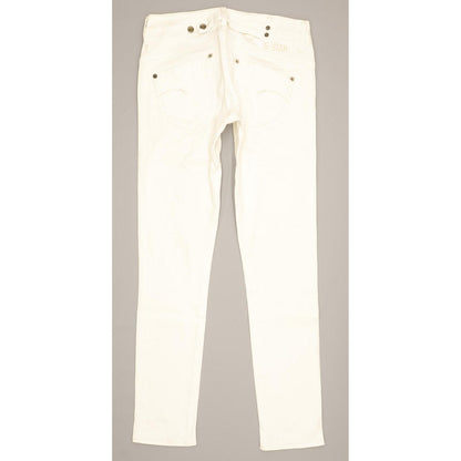 G-Star Women White Skinny Slim Stretch Jeans W28 L29