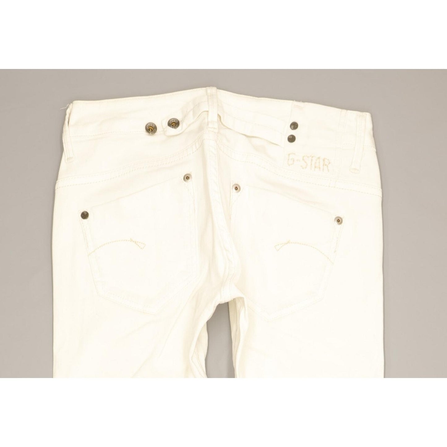 G-Star Women White Skinny Slim Stretch Jeans W28 L29