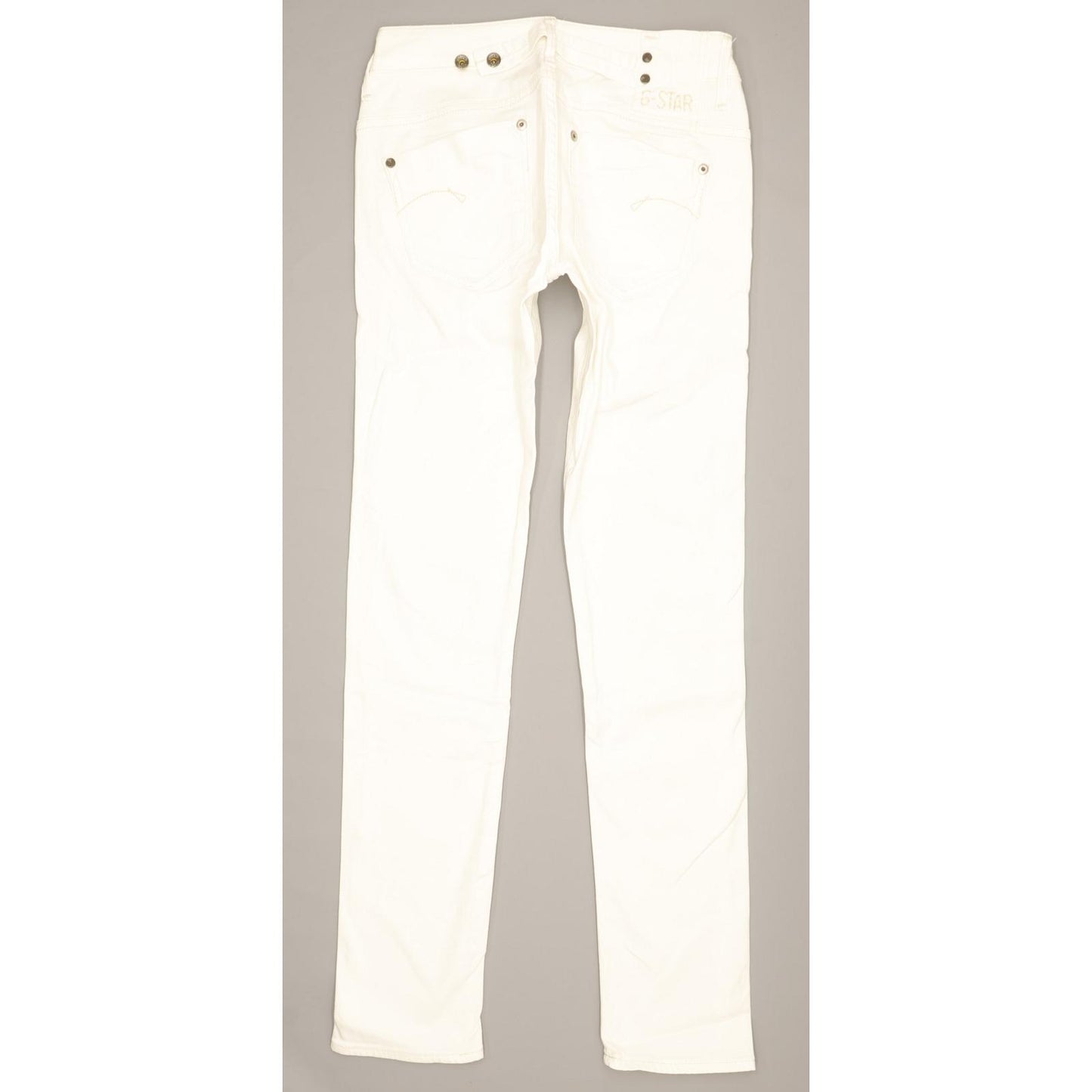 G-Star Women White Skinny Slim Stretch Jeans W28 L31