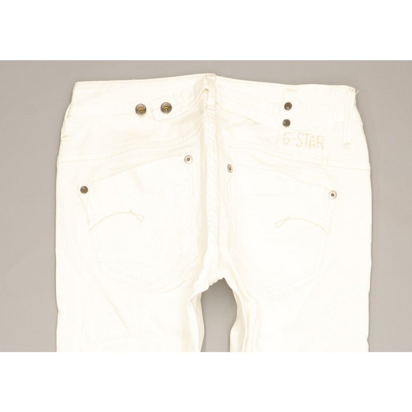 G-Star Women White Skinny Slim Stretch Jeans W28 L31