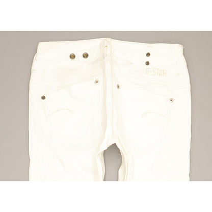 G-Star Women White Skinny Slim Stretch Jeans W28 L31