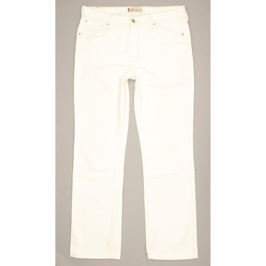 Levi's 627 Women White Straight Slim Stretch Jeans W32 L29