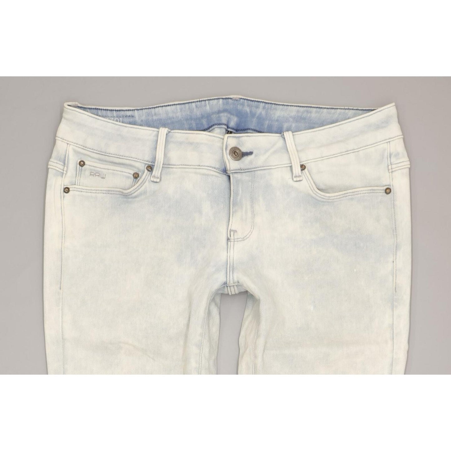 G-Star 3301 Women Blue Skinny Slim Stretch Jeans W30 L29