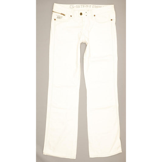 G-Star Spark Women White Straight Loose Jeans W31 L34