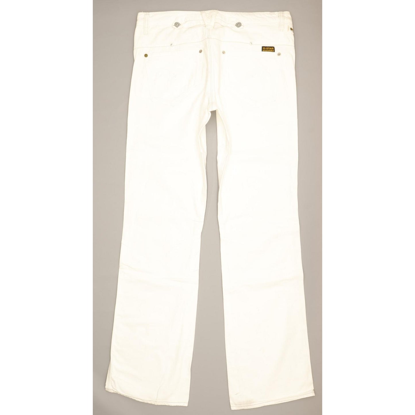 G-Star Spark Women White Straight Loose Jeans W31 L34