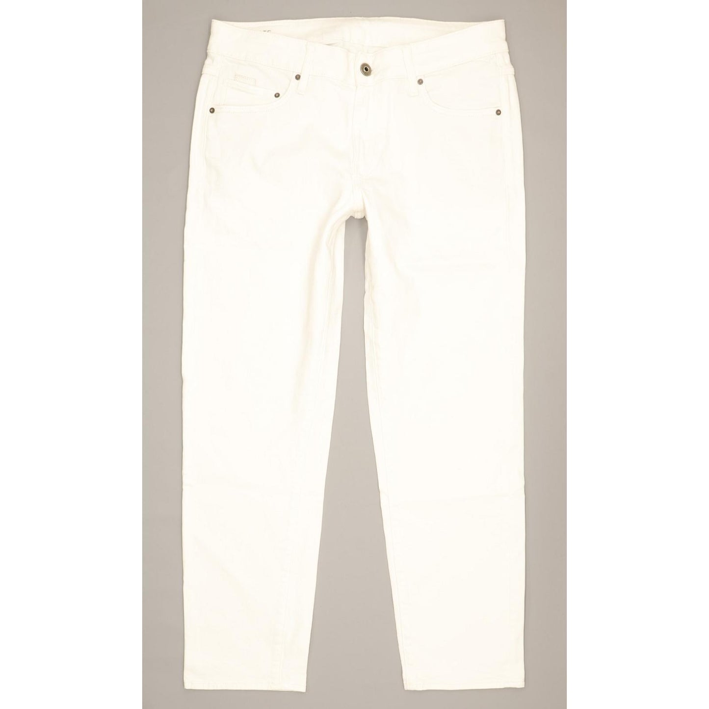 G-Star Kate Women White Tapered Regular Boyfriend Jeans W28 L30