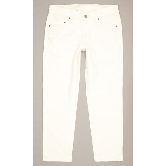 G-Star Kate Women White Tapered Regular Boyfriend Jeans W28 L30