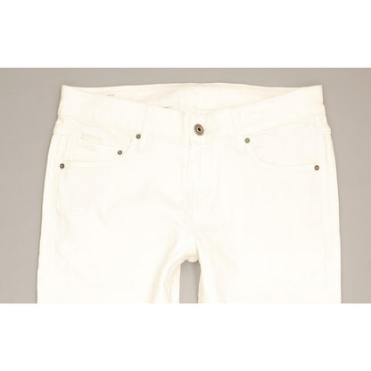 G-Star Kate Women White Tapered Regular Boyfriend Jeans W28 L30