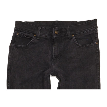 Wrangler Men Black Straight Regular Stretch Jeans W33 L33