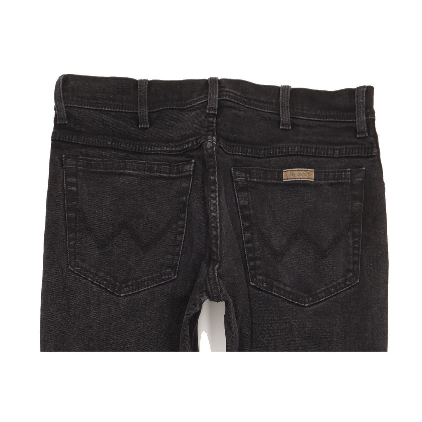 Wrangler Men Black Straight Regular Stretch Jeans W33 L33