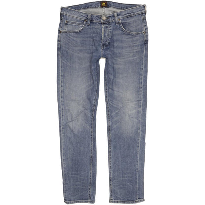Lee Daren Men Blue Straight Slim Stretch Jeans W34 L31