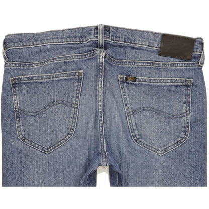Lee Daren Men Blue Straight Slim Stretch Jeans W34 L31