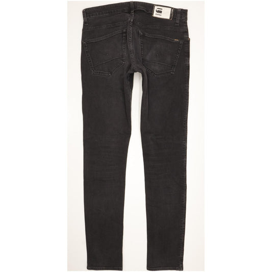 G-Star 3301-A Men Black Skinny Slim Stretch Jeans W34 L34