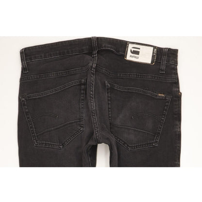 G-Star 3301-A Men Black Skinny Slim Stretch Jeans W34 L34