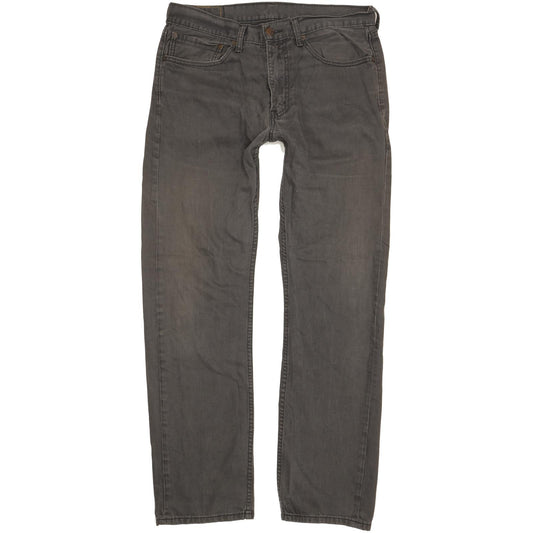 Levi's 505 Men Grey Straight Regular Jeans W34 L33