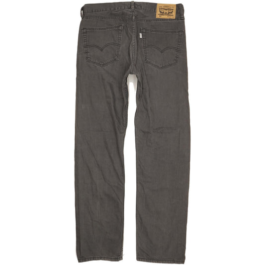 Levi's 505 Men Grey Straight Regular Jeans W34 L33