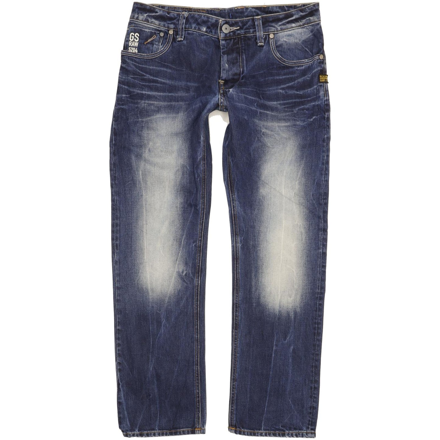 G-Star Attacc Men Blue Straight Slim Jeans W32 L30