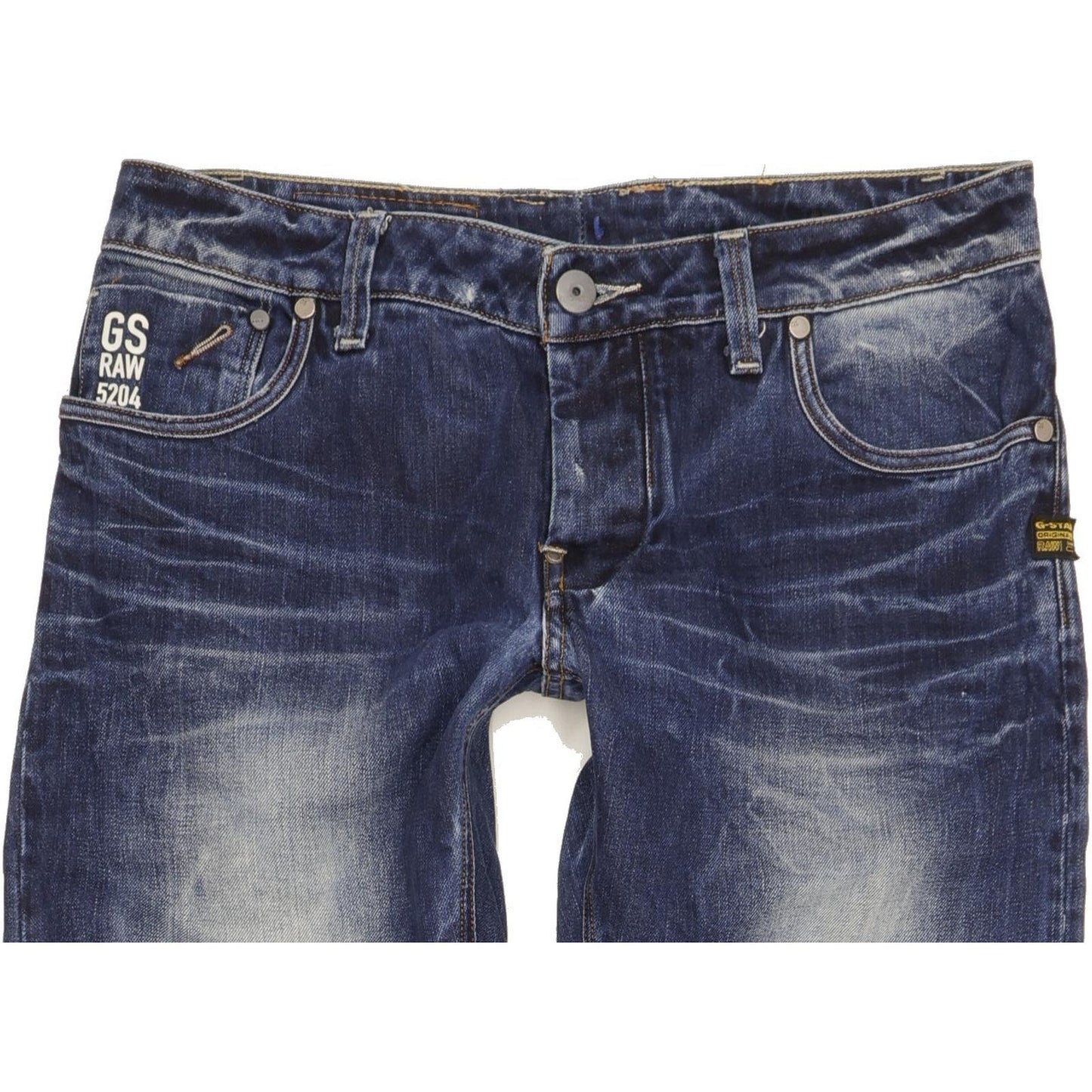 G-Star Attacc Men Blue Straight Slim Jeans W32 L30
