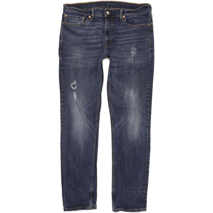 Levi's 511 Blue Straight Slim Jeans High Waisted W36 L32