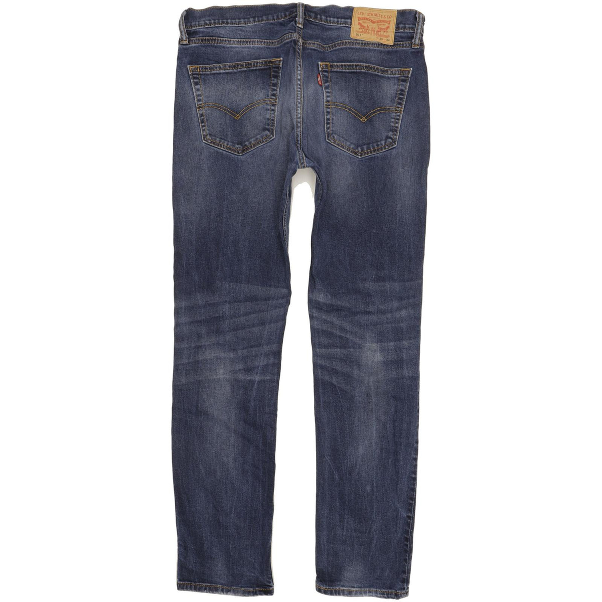 Levi's 511 Blue Straight Slim Jeans High Waisted W36 L32