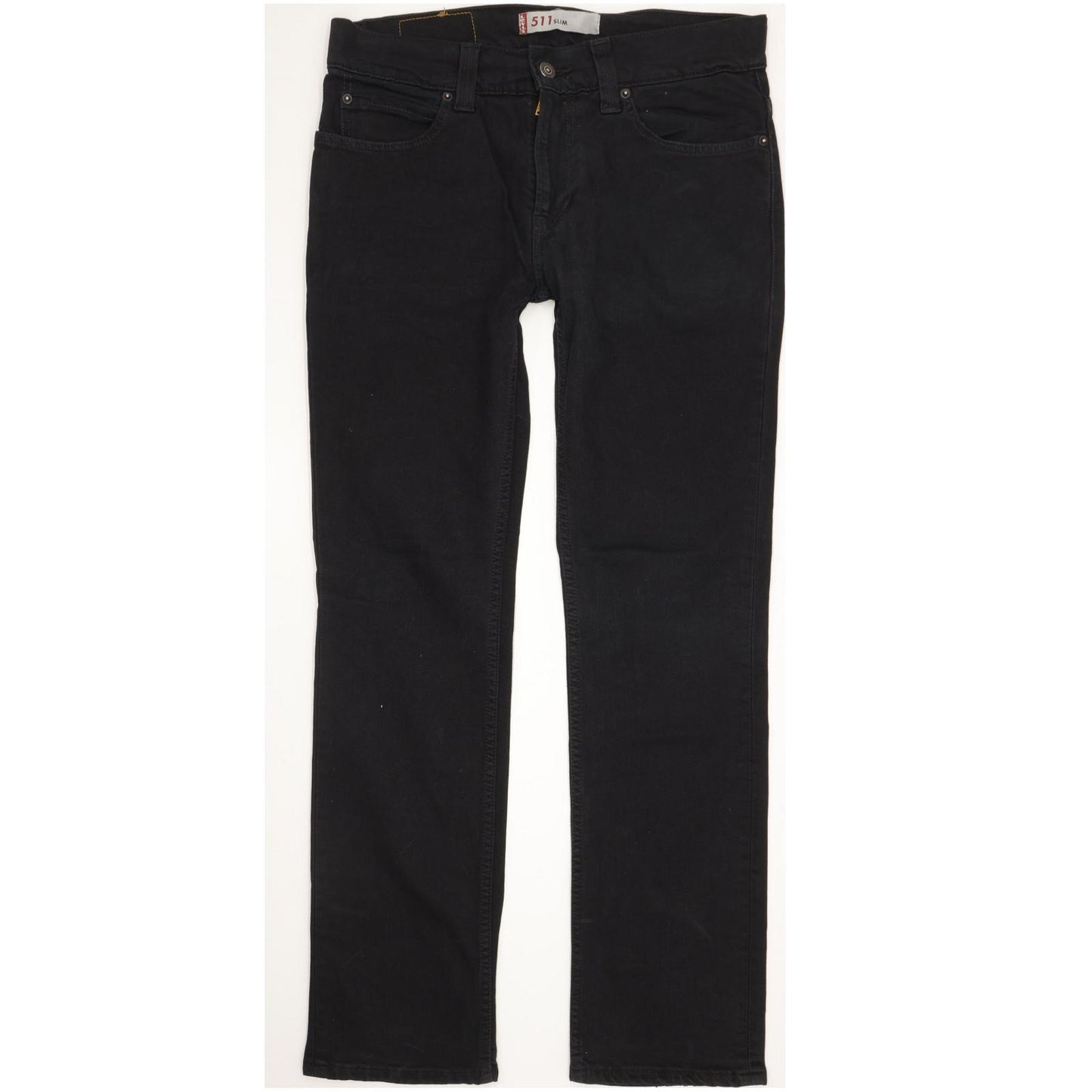 Levi's 511 Men Black Straight Slim Jeans W34 L31