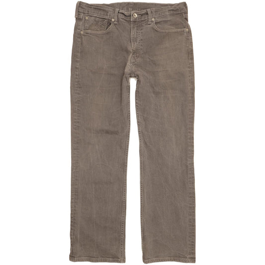 Levi's 506 Men Grey Straight Regular Stretch Jeans W36 L30