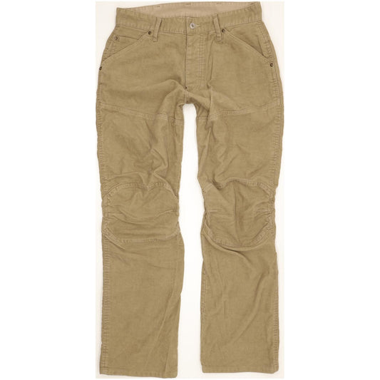 G-Star Elwood Men Beige Straight Regular Trousers W32 L32