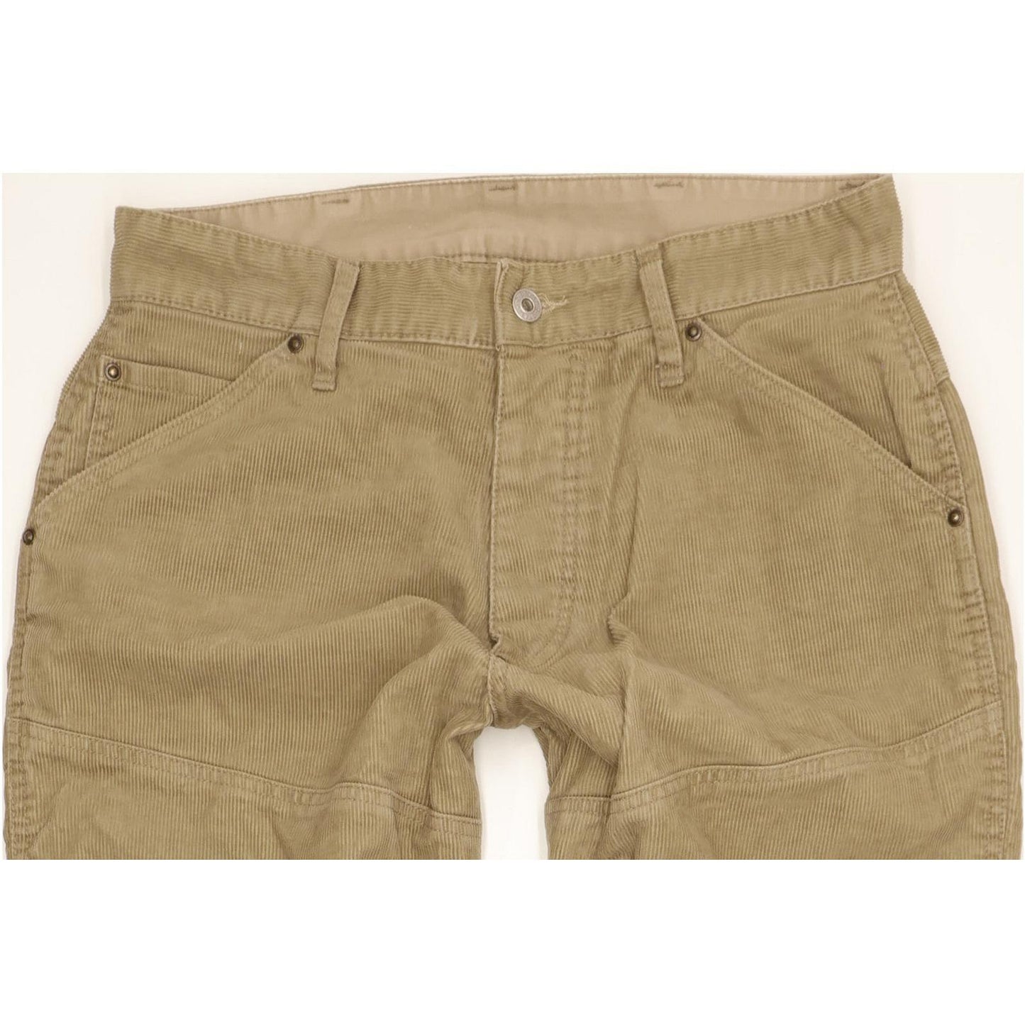 G-Star Elwood Men Beige Straight Regular Trousers W32 L32