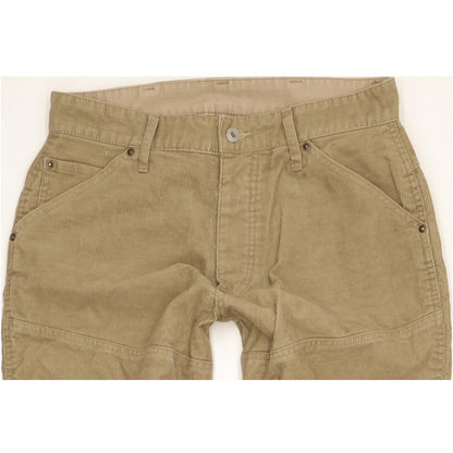 G-Star Elwood Men Beige Straight Regular Trousers W32 L32