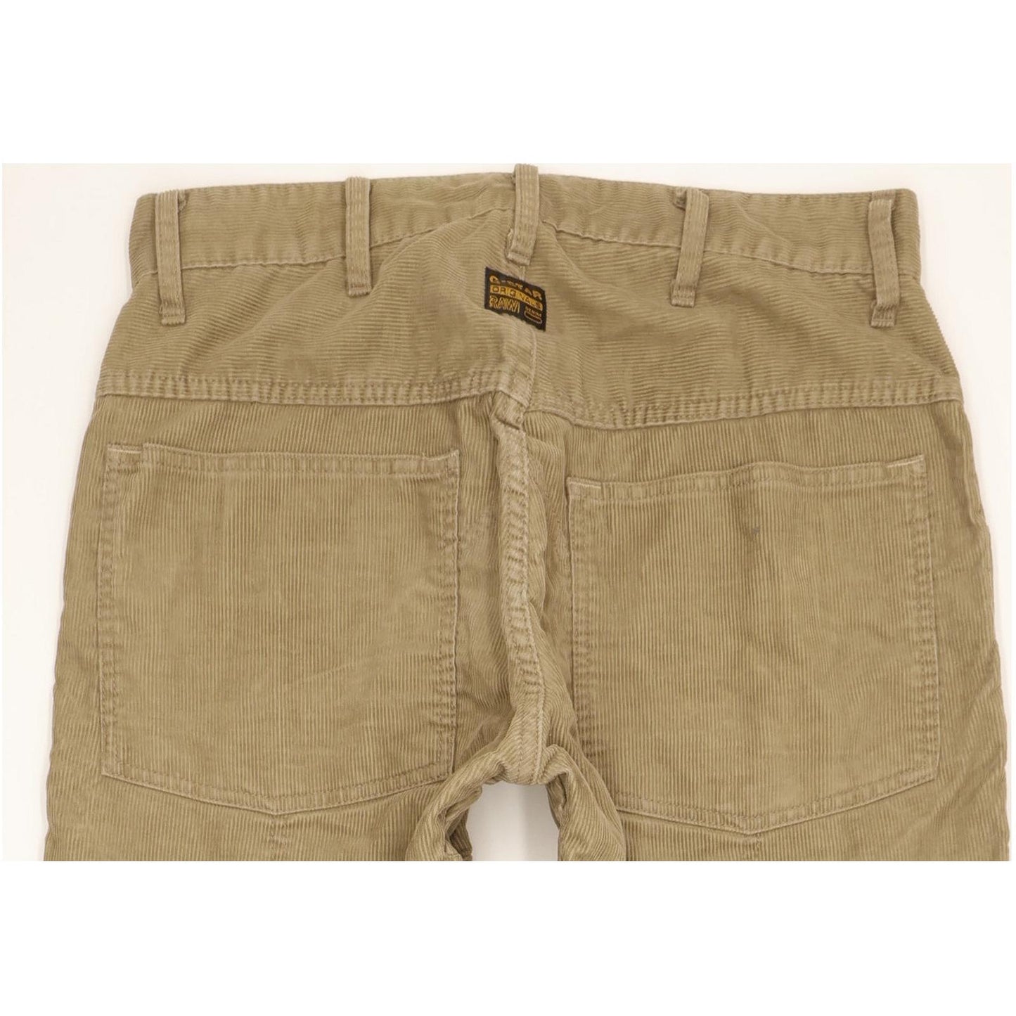G-Star Elwood Men Beige Straight Regular Trousers W32 L32