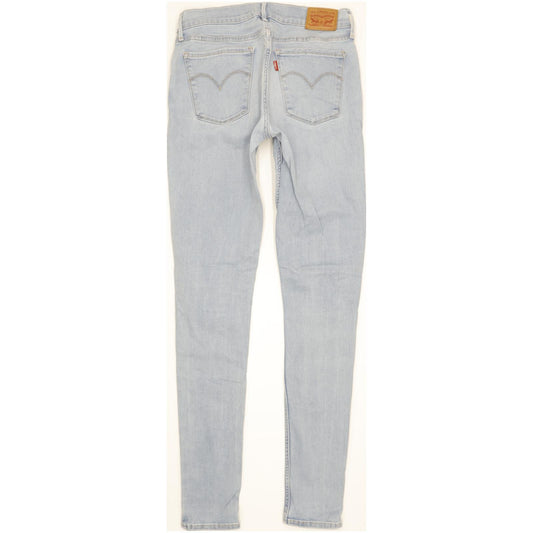 Levi's 710 Super Women Blue Skinny Slim Stretch Jeans W29 L32