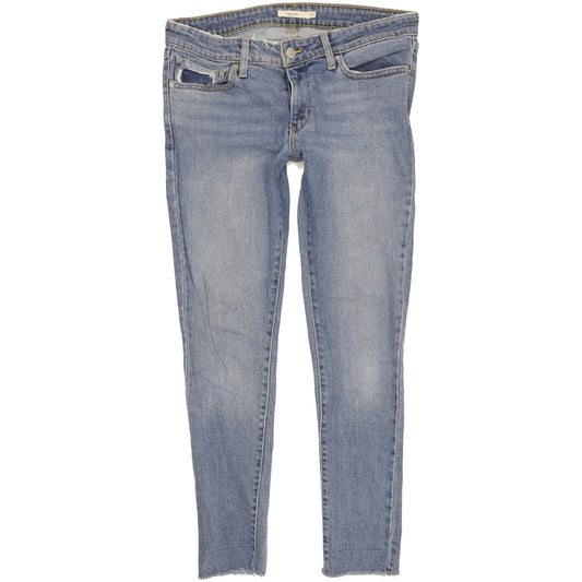Levi's 711 Women Blue Skinny Slim Stretch Jeans W30 L28